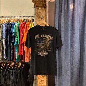 Vintage Harley-Davidson USA Black Graphic T-Shirt